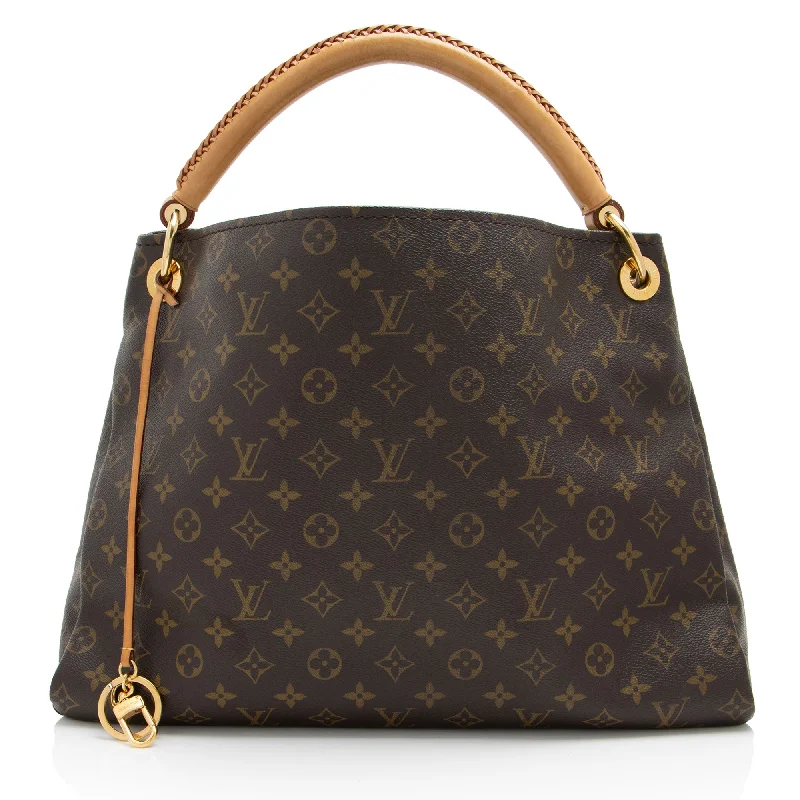 Louis Vuitton bags with modern designs for luxury lovers -Louis Vuitton Monogram Canvas Artsy MM Shoulder Bag (SHF-scg1y3)