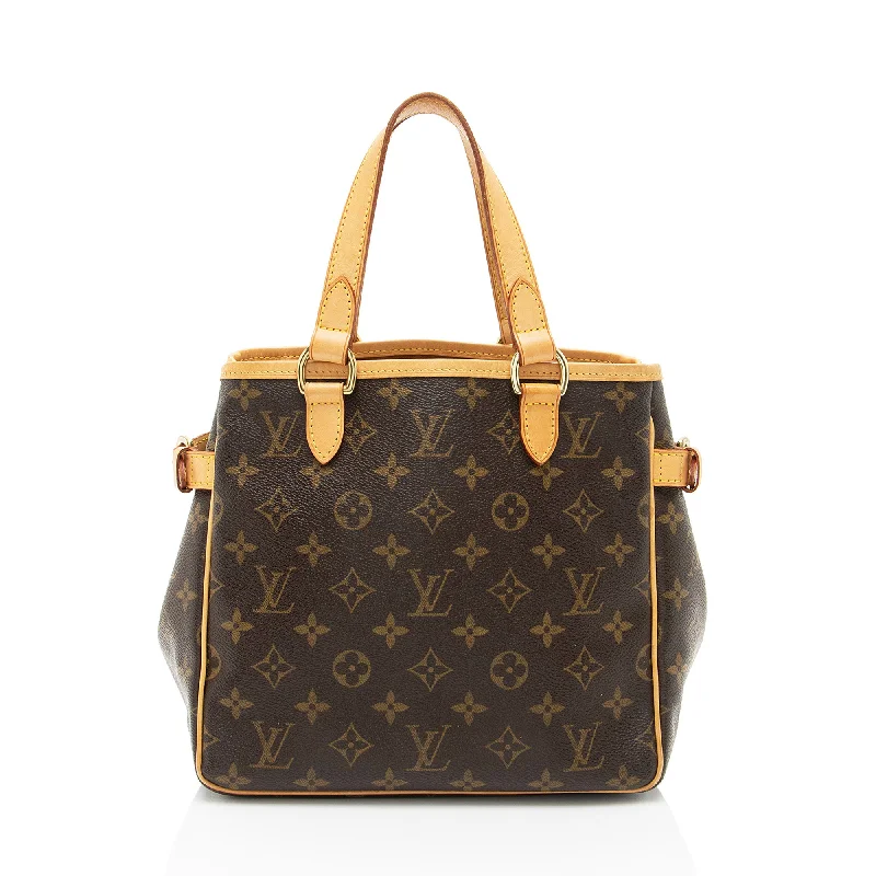 Louis Vuitton designer bags for chic travelers -Louis Vuitton Monogram Canvas Batignolles Tote (SHF-sPXBi4)