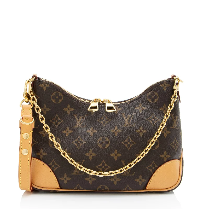 Louis Vuitton luxury bags for statement style -Louis Vuitton Monogram Canvas Boulogne NM Shoulder Bag (SHF-r64UKk)