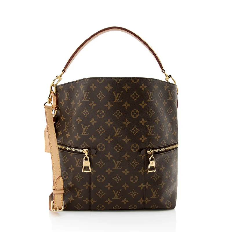 Louis Vuitton leather handbags for high-end fashion -Louis Vuitton Monogram Canvas Melie Shoulder Bag (SHF-19396)