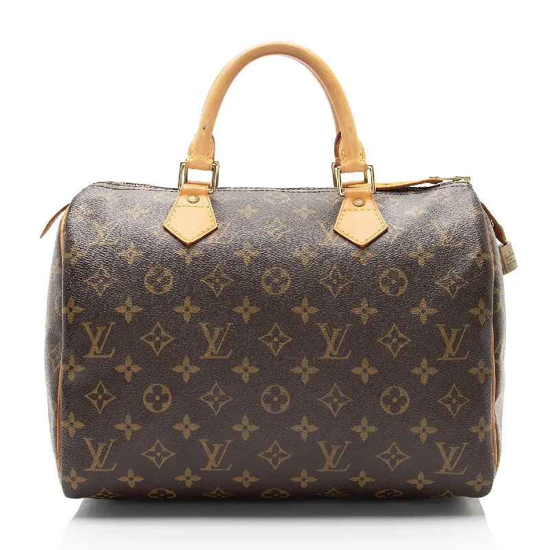 Louis Vuitton bags for every season -Louis Vuitton Monogram Canvas Speedy 30 Satchel (SHF-wQGZmO)