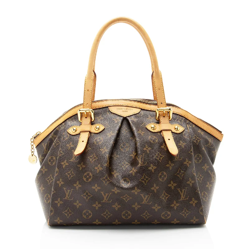 Louis Vuitton handbags for everyday chic -Louis Vuitton Monogram Canvas Tivoli GM Satchel (SHF-zfZGz0)