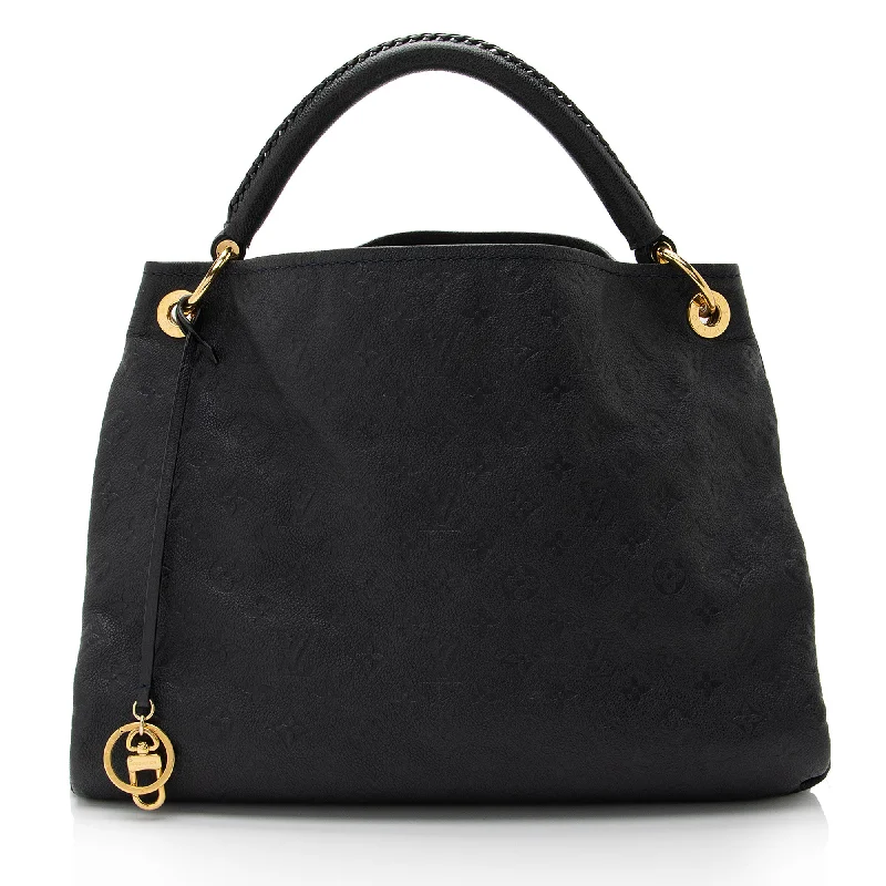 Louis Vuitton bags with zipper closure -Louis Vuitton Monogram Empreinte Artsy MM Shoulder Bag (SHF-lueaCq)