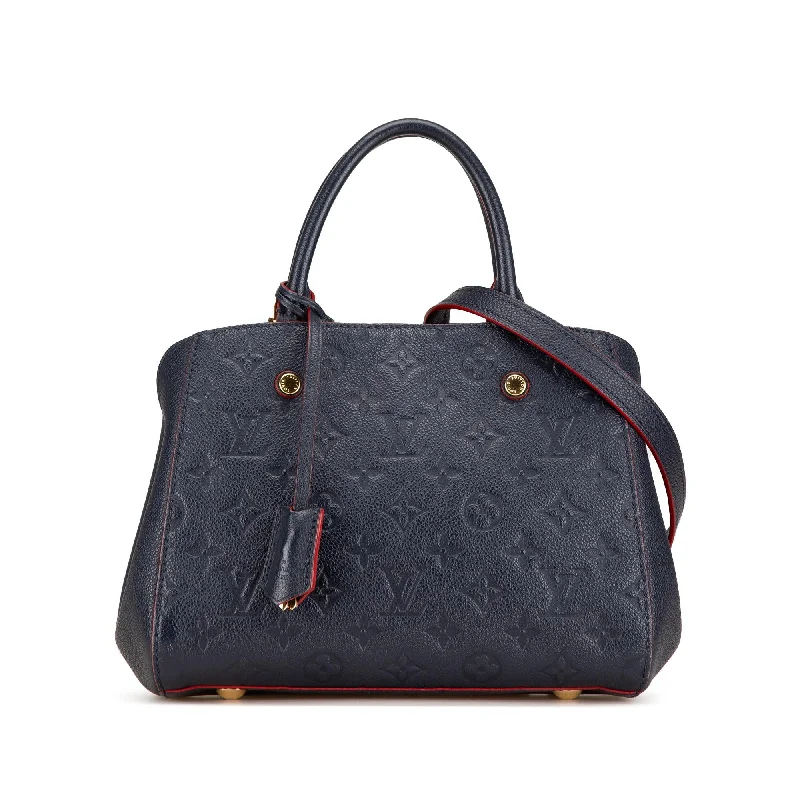 Louis Vuitton handbags for luxury shoppers -Louis Vuitton Monogram Empreinte Montaigne BB (SHG-7jDgDU)