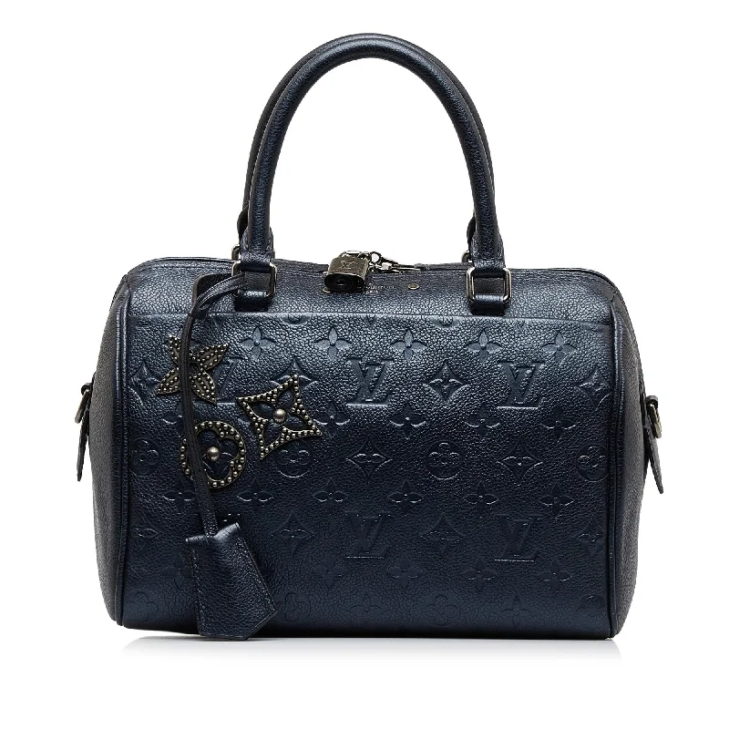 Louis Vuitton bags for every season -Louis Vuitton Monogram Empreinte Pins Speedy Bandouliere 25 (SHG-VNEE2Z)