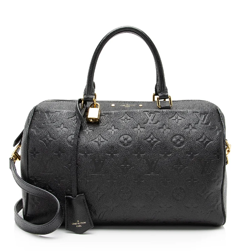 Louis Vuitton bags with elegant patterns -Louis Vuitton Monogram Empreinte Speedy Bandouliere 30 NM Satchel (SHF-UzN7iO)