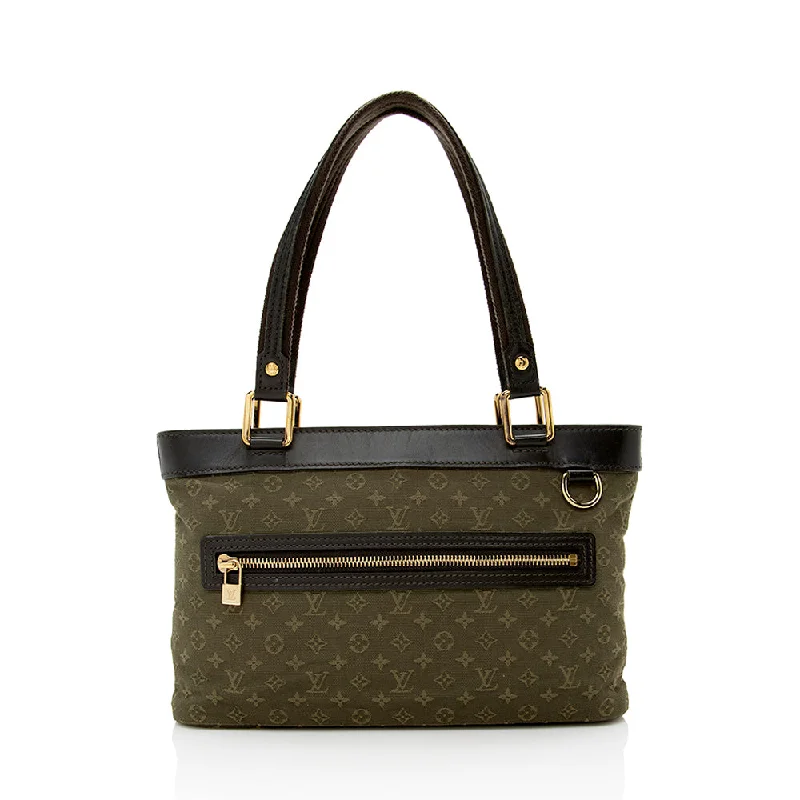 Louis Vuitton bags with luxurious monogram patterns -Louis Vuitton Monogram Mini Lin Lucille PM Tote - FINAL SALE (SHF-14863)