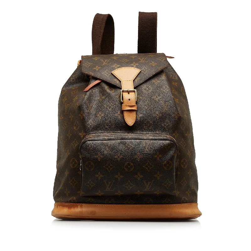 Louis Vuitton canvas bags for stylish women -Louis Vuitton Monogram Montsouris GM (SHG-cMnMTD)