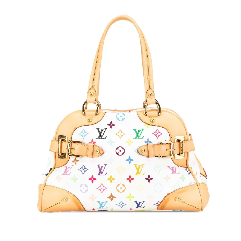 Louis Vuitton bags with neutral color schemes -Louis Vuitton Monogram Multicolore Claudia (SHG-XCWbGC)