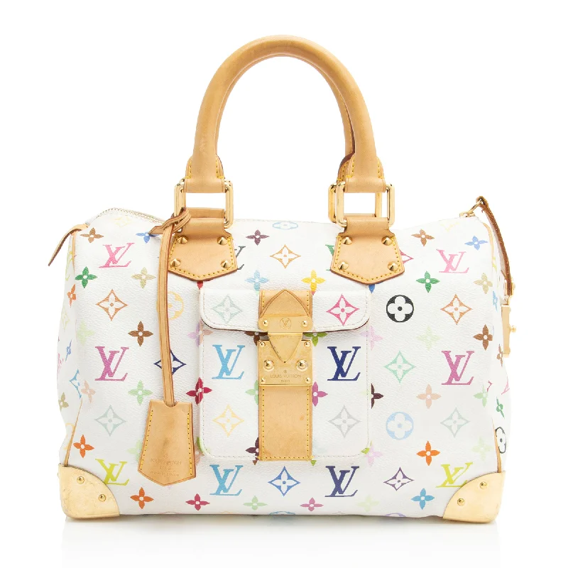 Louis Vuitton luxury bags with timeless appeal -Louis Vuitton Monogram Multicolore Speedy 30 Satchel (SHF-0Yjo6q)