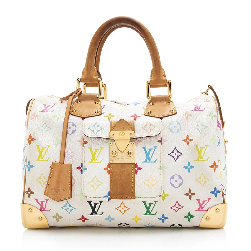 Louis Vuitton bags with modern touch -Louis Vuitton Monogram Multicolore Speedy 30 Satchel - FINAL SALE (SHF-17866)