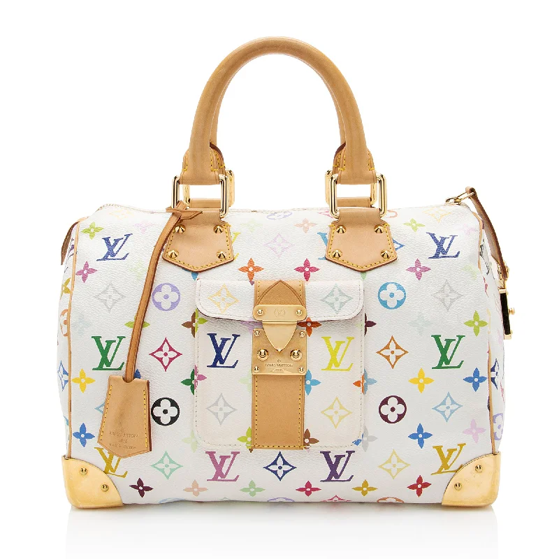 Louis Vuitton bags with zipper closure -Louis Vuitton Monogram Multicolore Speedy 30 Satchel (SHF-Tdx8mK)