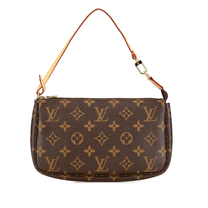 Louis Vuitton luxury leather satchel bags -Louis Vuitton Monogram Pochette Accessoires (SHG-9OhpEq)