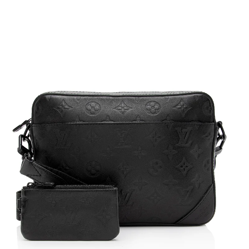 Louis Vuitton designer handbags for the elite -Louis Vuitton Monogram Shadow Duo Messenger Bag (SHF-TqrVc2)