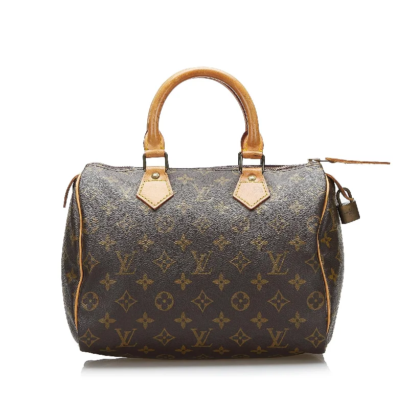 Louis Vuitton handbags with a unique modern look -Louis Vuitton Monogram Speedy 25 (SHG-g8EGeo)