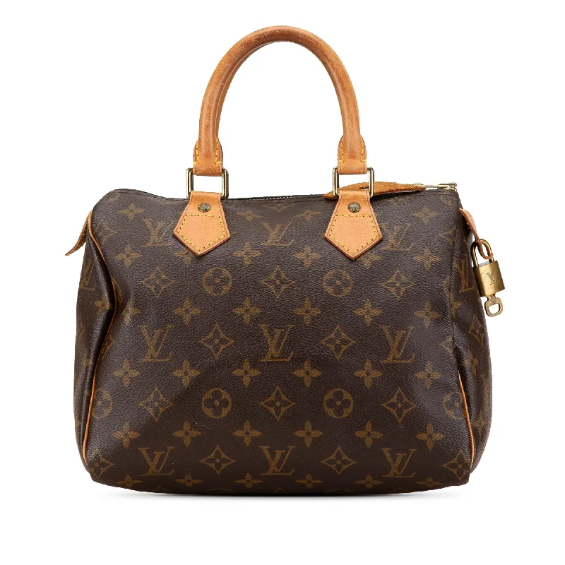 Louis Vuitton handbags with refined designs -Louis Vuitton Monogram Speedy 25 (SHG-rVYBgj)