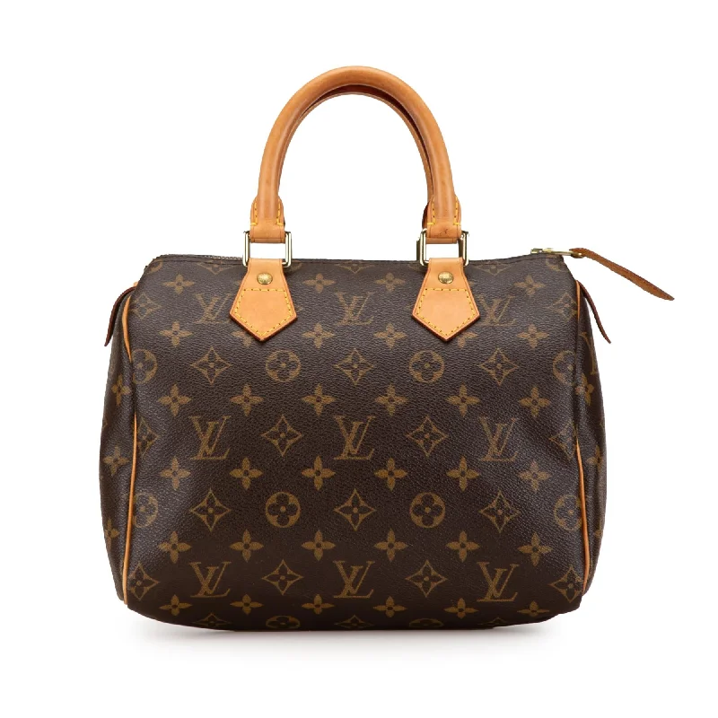 Louis Vuitton handbags with intricate designs -Louis Vuitton Monogram Speedy 25 (SHG-xe69ri)