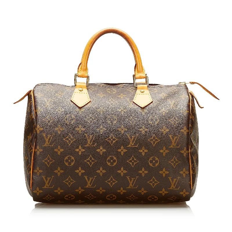 Louis Vuitton handbags with classic features for women -Louis Vuitton Monogram Speedy 30 (SHG-35923)