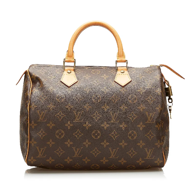 Louis Vuitton bags with vintage-inspired designs -Louis Vuitton Monogram Speedy 30 (SHG-36052)