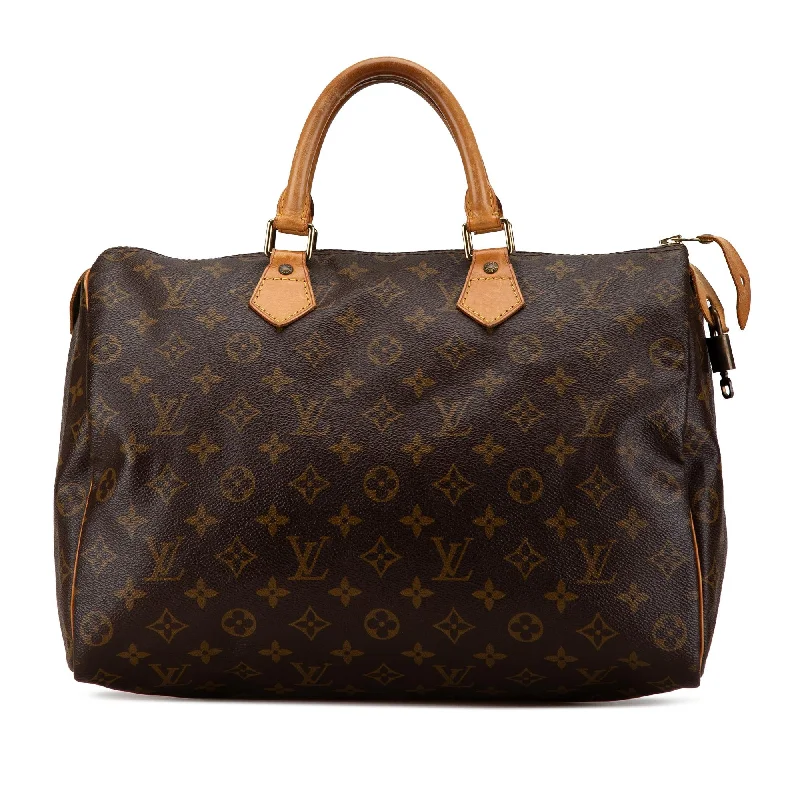 Louis Vuitton bags with exotic patterns -Louis Vuitton Monogram Speedy 35 (SHG-bVF9Ev)