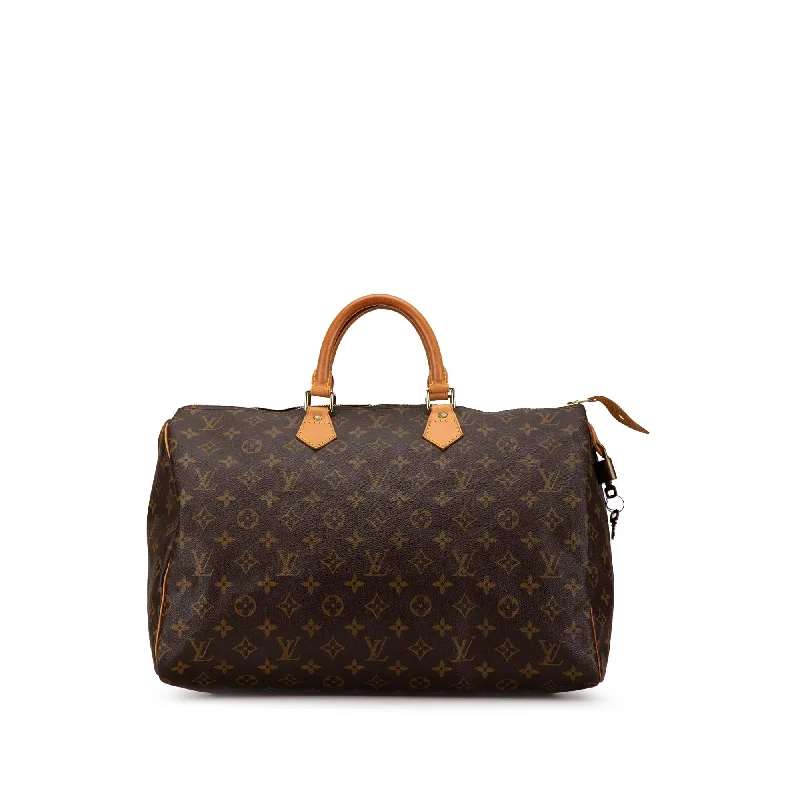 Louis Vuitton bags with soft leather lining -Louis Vuitton Monogram Speedy 40 (SHG-v1DkkS)