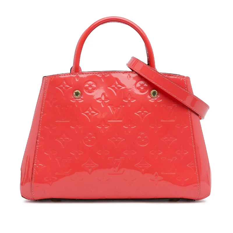 Louis Vuitton classic handbags for women -Louis Vuitton Monogram Vernis Montaigne BB (SHG-v4ynf0)