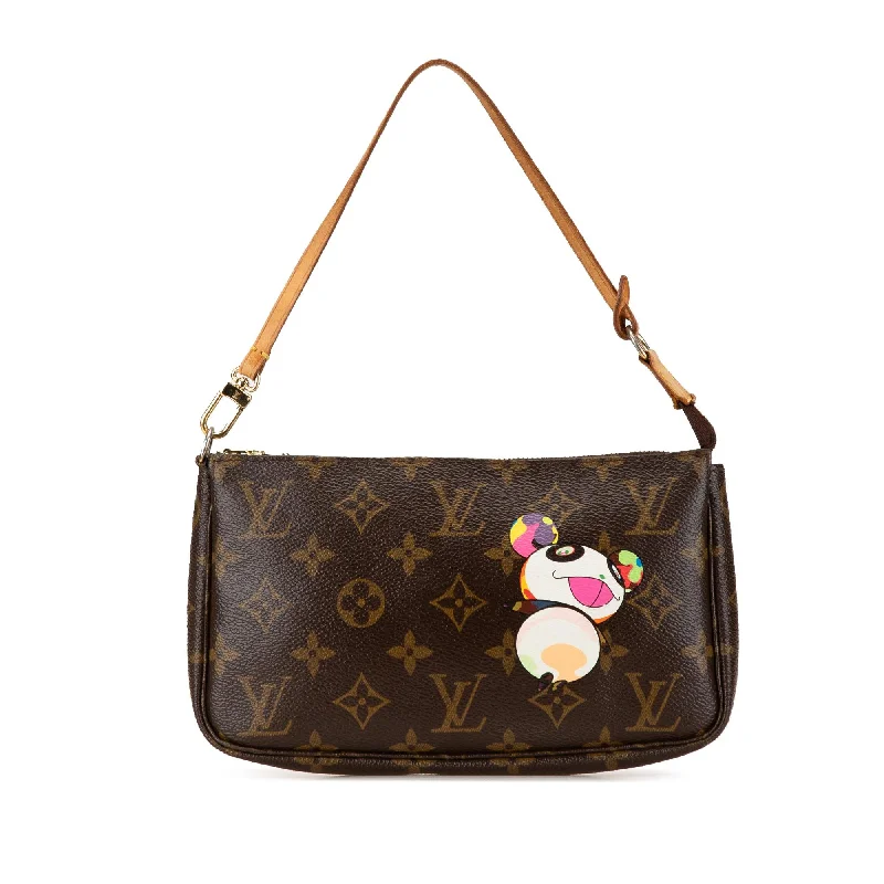 Louis Vuitton bags for exclusive fashion styling -Louis Vuitton Takashi Murakami Monogram Panda Pochette Accessoires (SHG-PFUaaq)