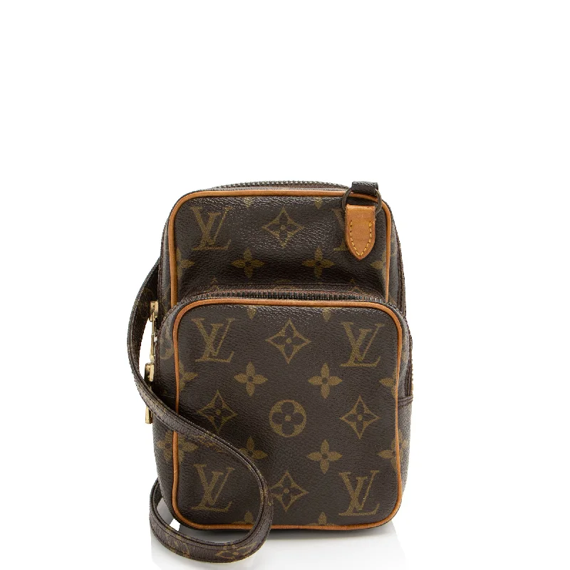 Louis Vuitton luxury handbags with premium stitching -Louis Vuitton Vintage Monogram Canvas Amazone Mini Messenger (SHF-DKKsP5)