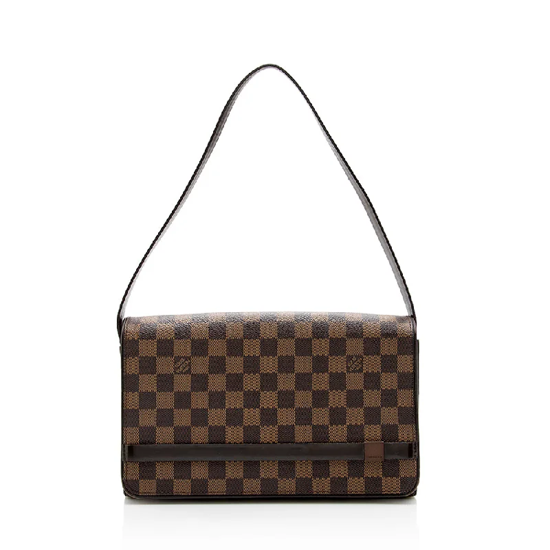 Louis Vuitton luxury handbags with bold designs -Louis Vuitton Damier Ebene Tribeca Long Shoulder Bag (SHF-16116)