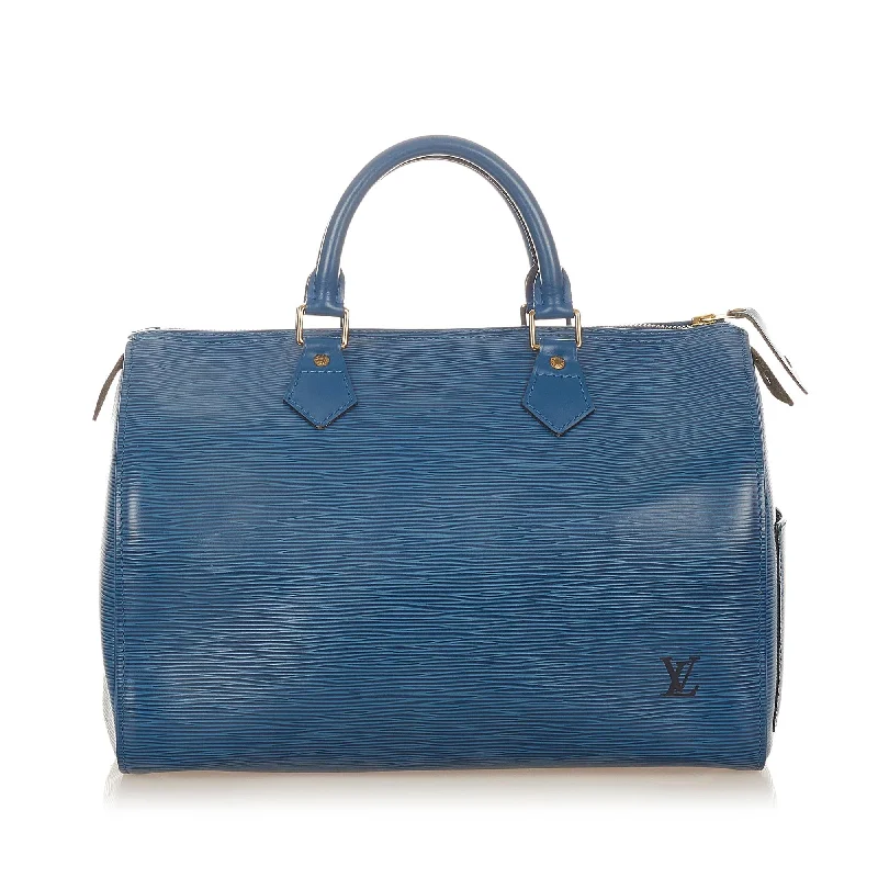 Louis Vuitton bags with soft textures -Louis Vuitton Epi Speedy 30 (SHG-24554)