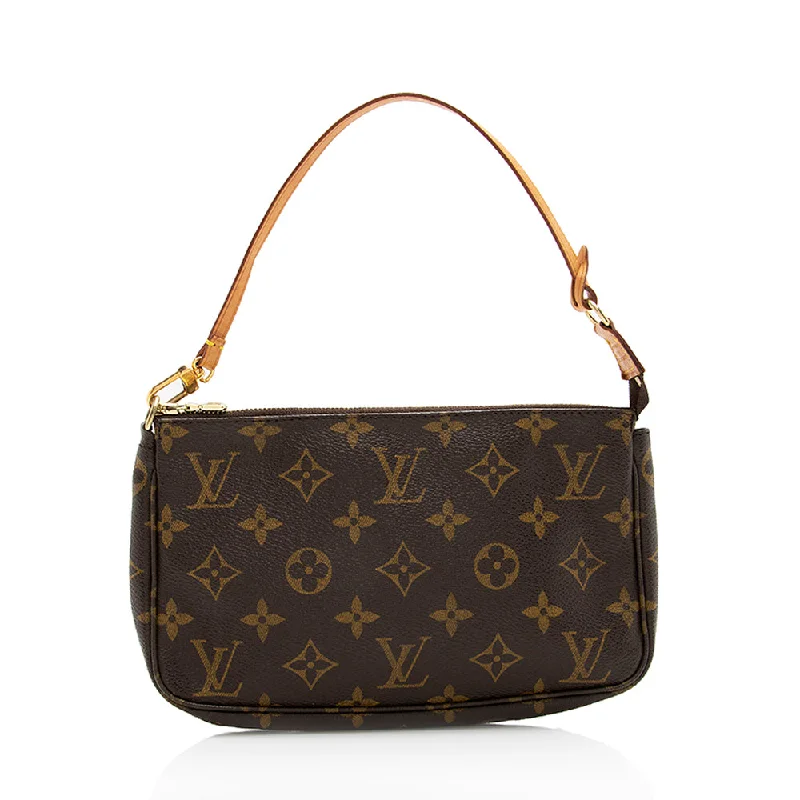 Louis Vuitton bags for women with bold, elegant designs -Louis Vuitton Vintage Monogram Canvas Pochette Accessoires (SHF-17707)