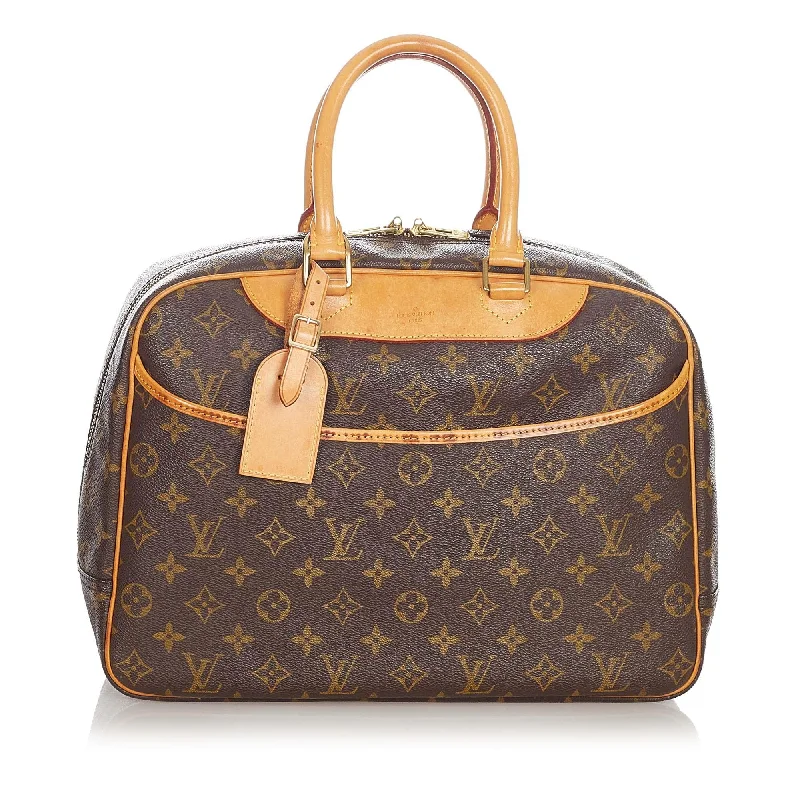 Louis Vuitton handbags with sophisticated styling -Louis Vuitton Monogram Deauville (SHG-22571)