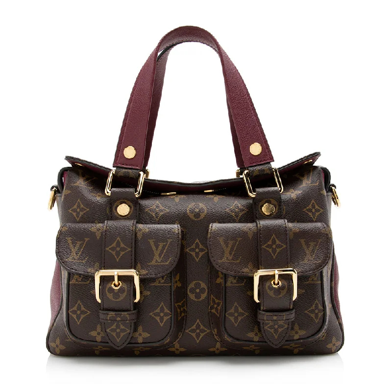 Louis Vuitton handbags for modern elegance -Louis Vuitton Monogram Canvas Manhattan Satchel (SHF-16518)