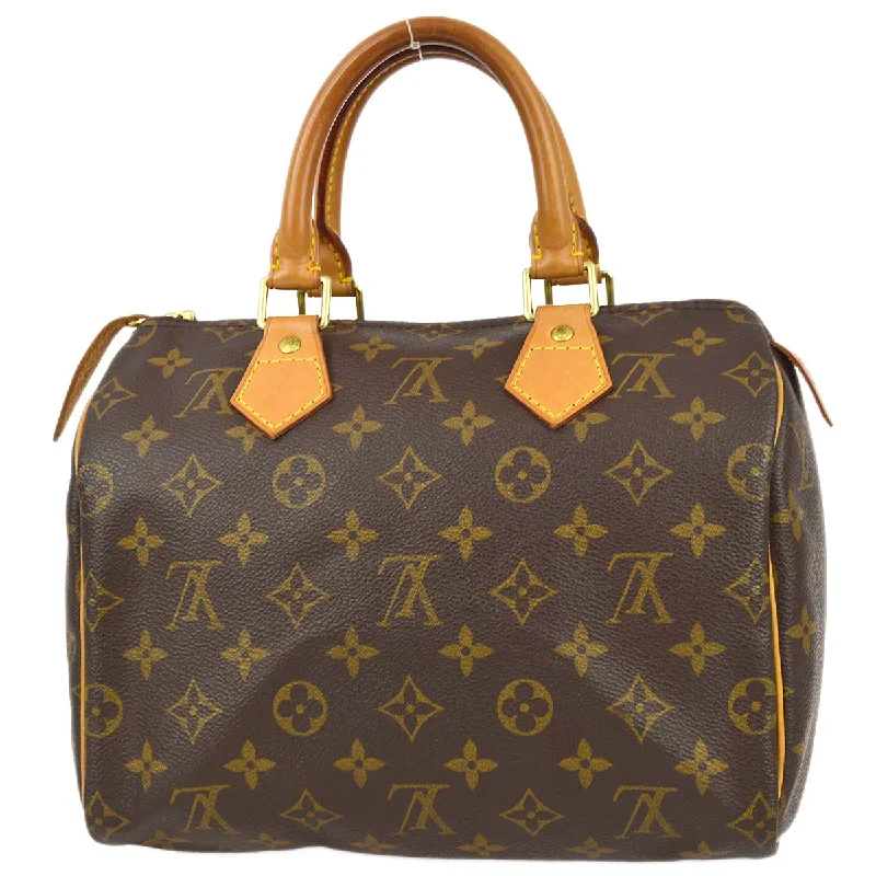 Louis Vuitton bags with embossed designs -Louis Vuitton 1999 Monogram Speedy 25 M41528