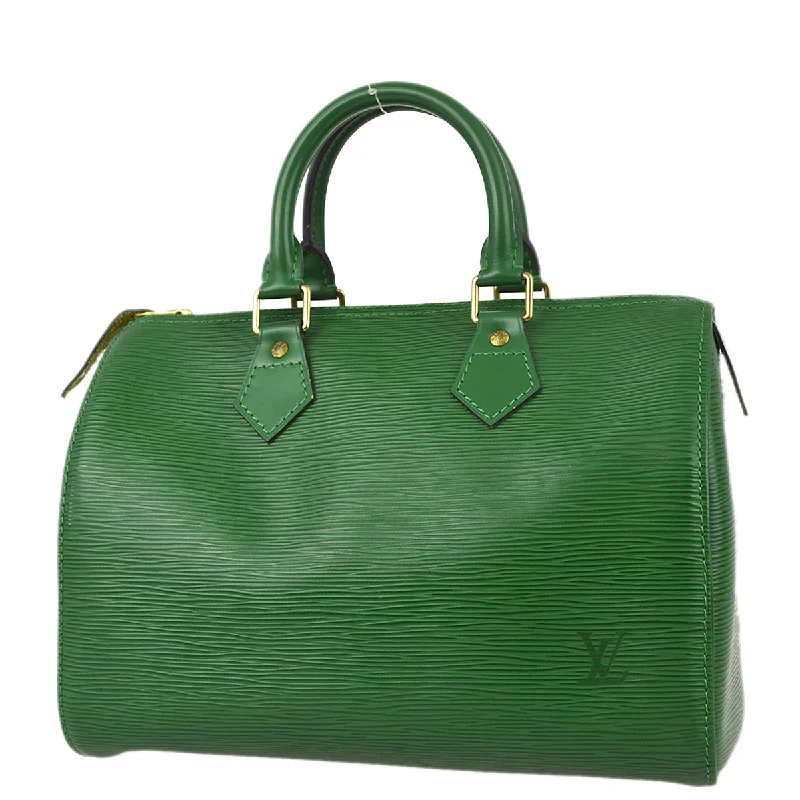 Louis Vuitton luxury bags for statement style -Louis Vuitton 1995 Green Epi Speedy 25 Handbag M43014