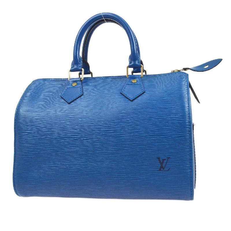 ouis Vuitton women's handbags for sale -LOUIS VUITTON 1995 SPEEDY 25 TOLEDO BLUE EPI M43015