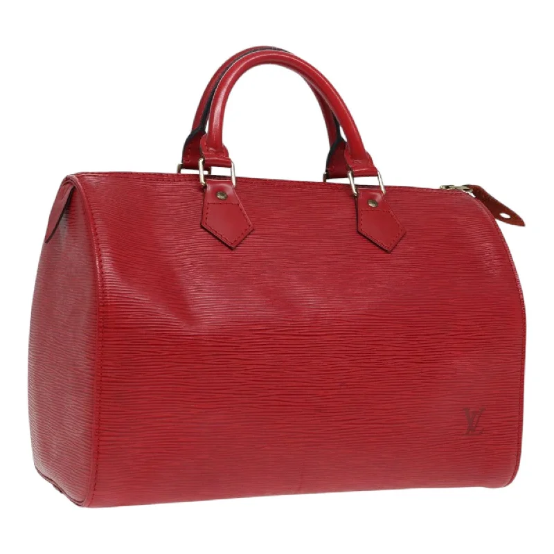 Louis Vuitton leather bags for women -LOUIS VUITTON Epi Speedy 30 Hand Bag Castilian Red M43007 LV Auth 87485