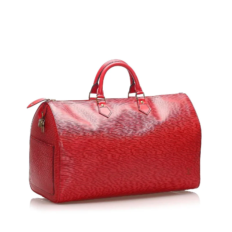 Louis Vuitton handbags with colorful accents -Louis Vuitton Epi Speedy 40 (SHG-22724)