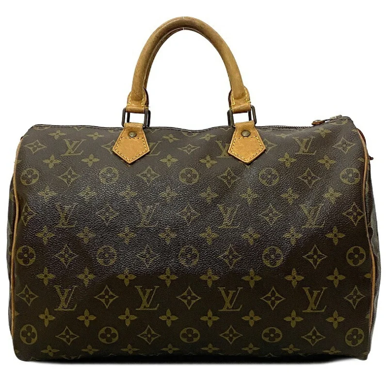 Louis Vuitton bags with a luxurious touch -Louis Vuitton Handbag Speedy 35 Brown Monogram M41526 Boston VL882 LOUIS VUITTON Women's Men's Small Nume