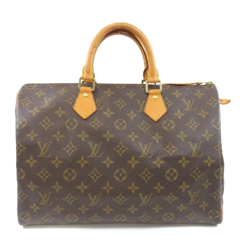 Louis Vuitton bags with vibrant colors -Louis Vuitton M41524 Speedy 35 Monogram Boston Bag Canvas Ladies LOUIS VUITTON