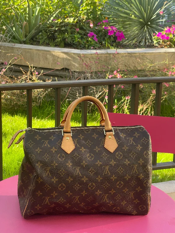 Louis Vuitton bags for upscale fashion lovers -Louis Vuitton - Sac Speedy 35 monogramme