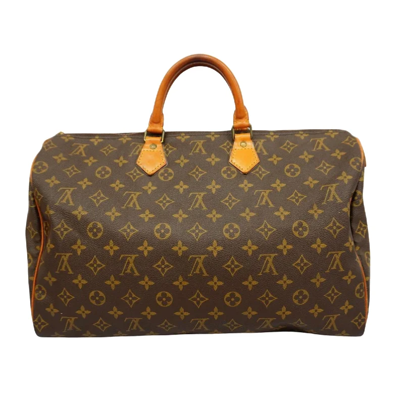 Louis Vuitton handbags with monogram print -LOUIS VUITTON Speedy 35 Handbag